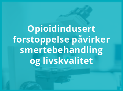 Opioid Induced constipation impact on pain management & quality of life